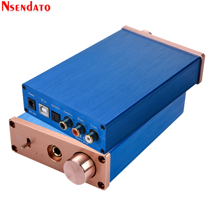 Hifi Optical Coaxial USB Digital to Analog Audio Amplifier Converter 96KHz DAC Decoder For Home Theater Video Headphone PS4 DVD
