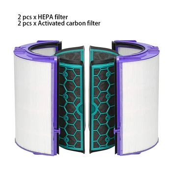 

4pcs/set Reusable Appliance Filter Set Home Activated Carbon Air Purifier Accessorie Durable For Dyson TP04 TP05 HP04 HP05 DP04