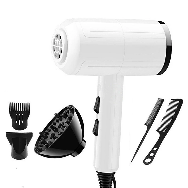 

2000W 220V Hair Blow Dryer Hot Ionic Heating Power Comb Constant Temperature 6Pcs/Set Kit Professional Salon Hair Dryer New