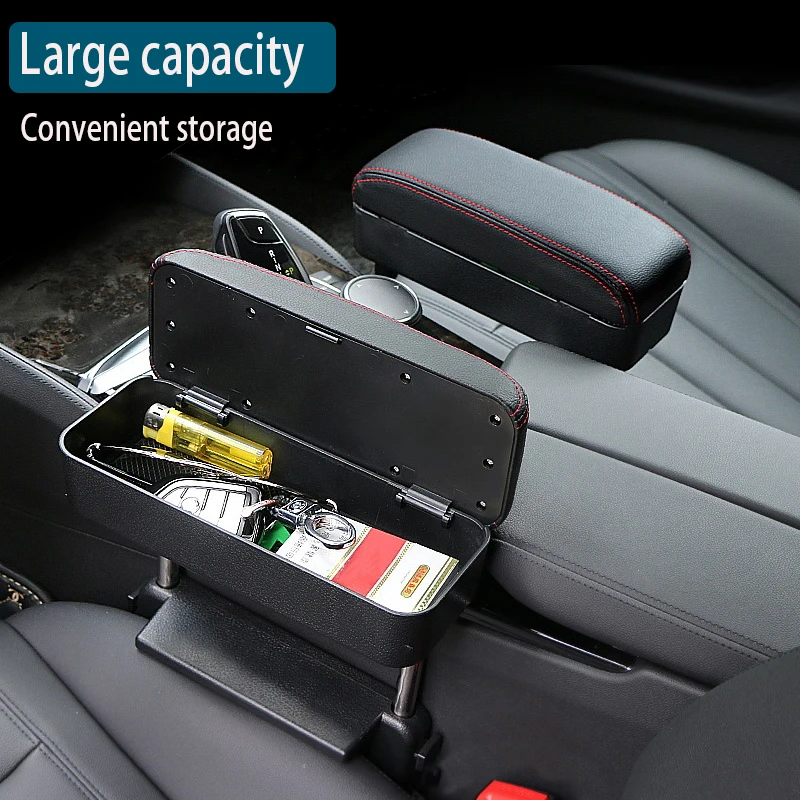 Einstellbare Auto Armlehne Organizer Box Universelle Zentralen Lagerung  Armlehne Pad Auto Arm Rest Schutz Boxen Center Konsole Unterstützung -  AliExpress