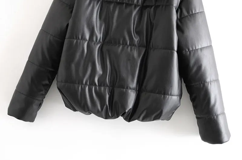 Зимняя куртка с капюшоном Женская дутая куртка винтажная черная кожаная куртка пальто уличная Женская парка abrigos mujer invierno