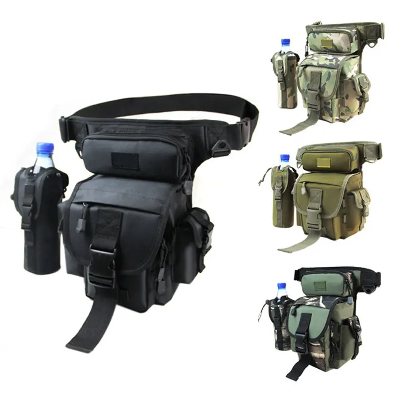 

Outdoor Bike Drop Leg Bag Thigh Waist Fanny Pack Mens Multi-Function Outdoors Travel Sports