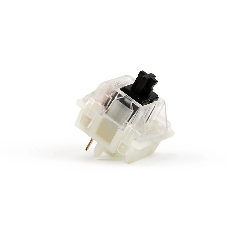 Gateron-teclado Mecânico com Interruptor Silencioso Case Transparente Plug-in Lâmpadas Adequado para Rgb Cereja mx Preto Vermelho Branco Marrom 5pin - Imagem 6