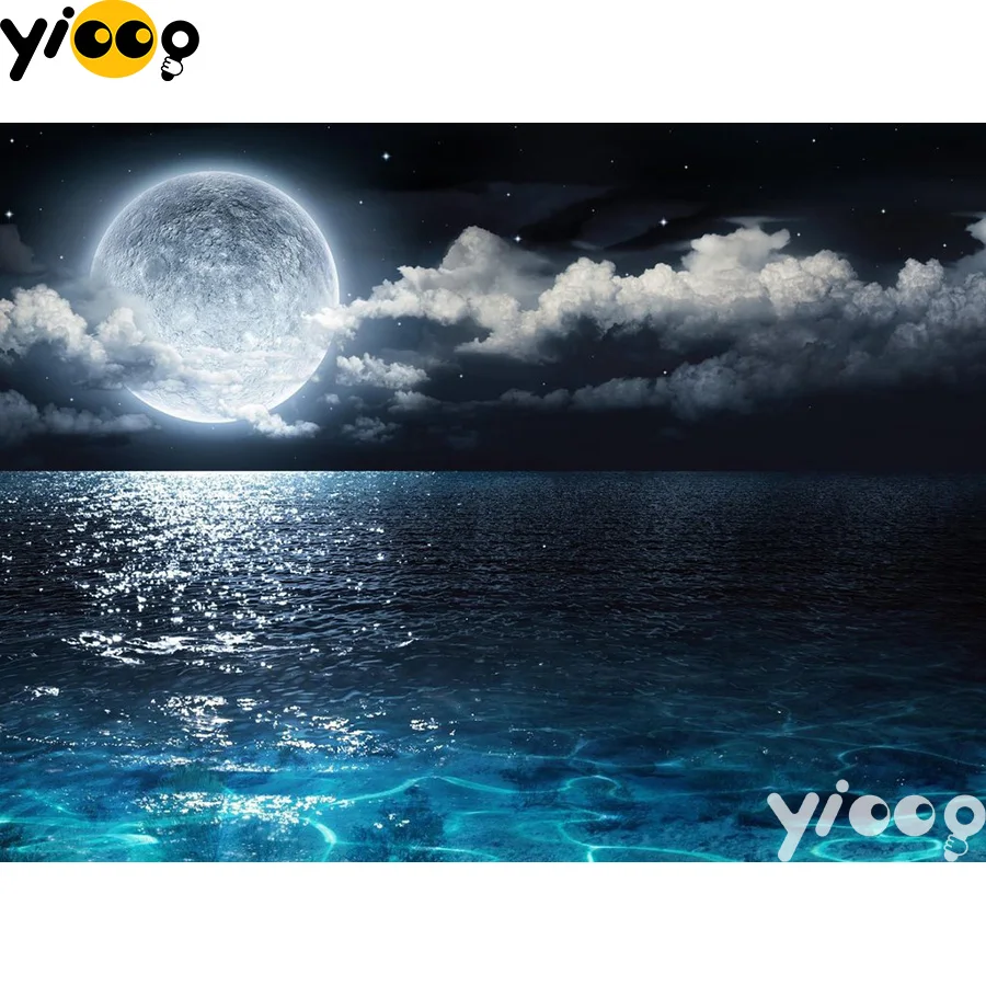 

Full Square/Round Drill 5D diamond embroidery moon on the sea diamond Painting Rhinestones mosaic Cross stitch Decor EX0128