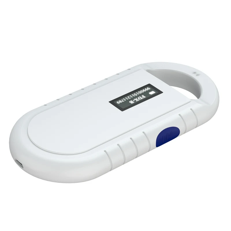 Портативный RFID сканер микрочипов для собаки кошки ISO FDX-B ручной мини-чип считыватель