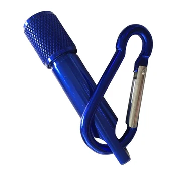 

Portable Flashlight Mini LED Camping Keychain Torch Hook Handy Light Lamp New Q0KF