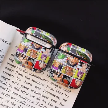 

Anime dragon ball super saiyan airpod case For Airpods Earphone Silicone Headphone Case For apple airpods Funda shell