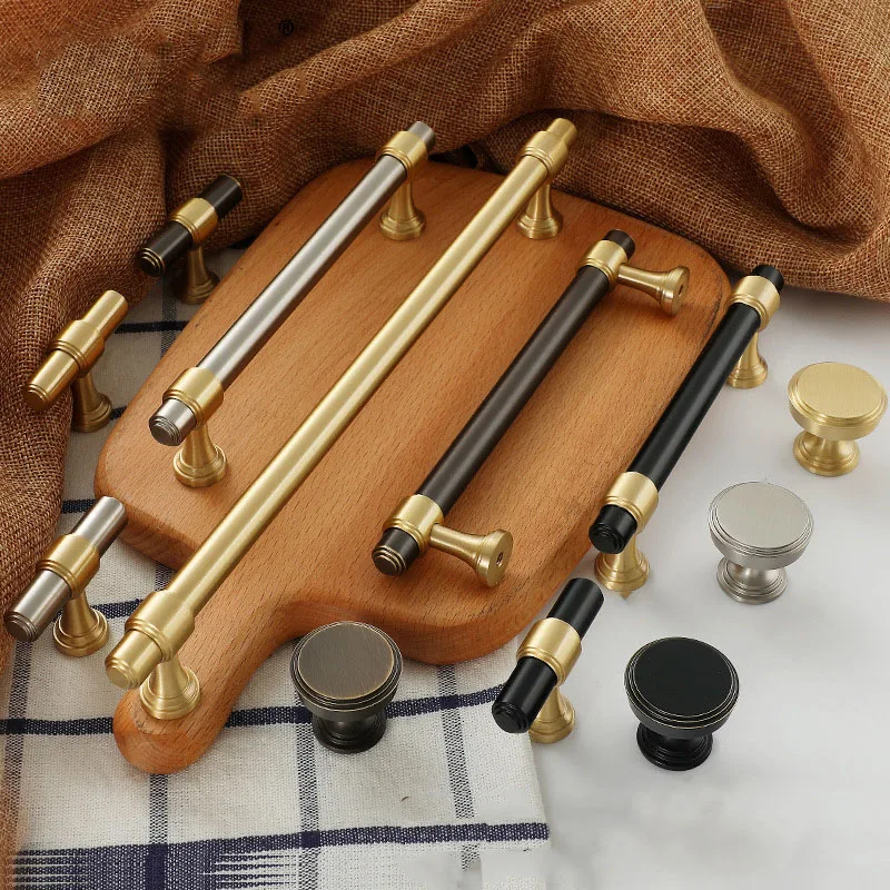 

1 Piece TB2021 Kitchen Handles Cabinet bar Handle Wardrobe Knobs Door Pulls Furniture Brass Hardware
