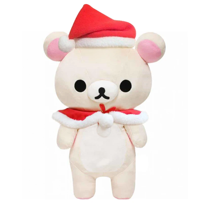 2022 Christmas Rilakumma Bear Cute Rilakkuma Christmas Holiday Korilakkuma Bear Santa Dress Big Plush  Stuffed Animals Kids Toys Dolls Baby Children Gifts 35Cm|Stuffed & Plush  Animals| - Aliexpress
