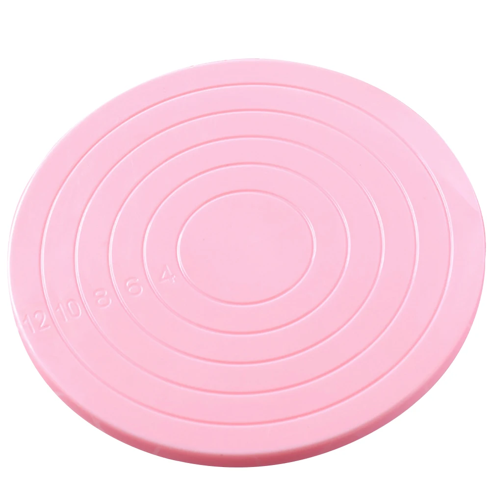 

Kitchen Decorating Stand Sugarcraft Baking Plate Cake Turntable Rotating Platform Nonslip Bottom Dessert Tools DIY Fondant Round