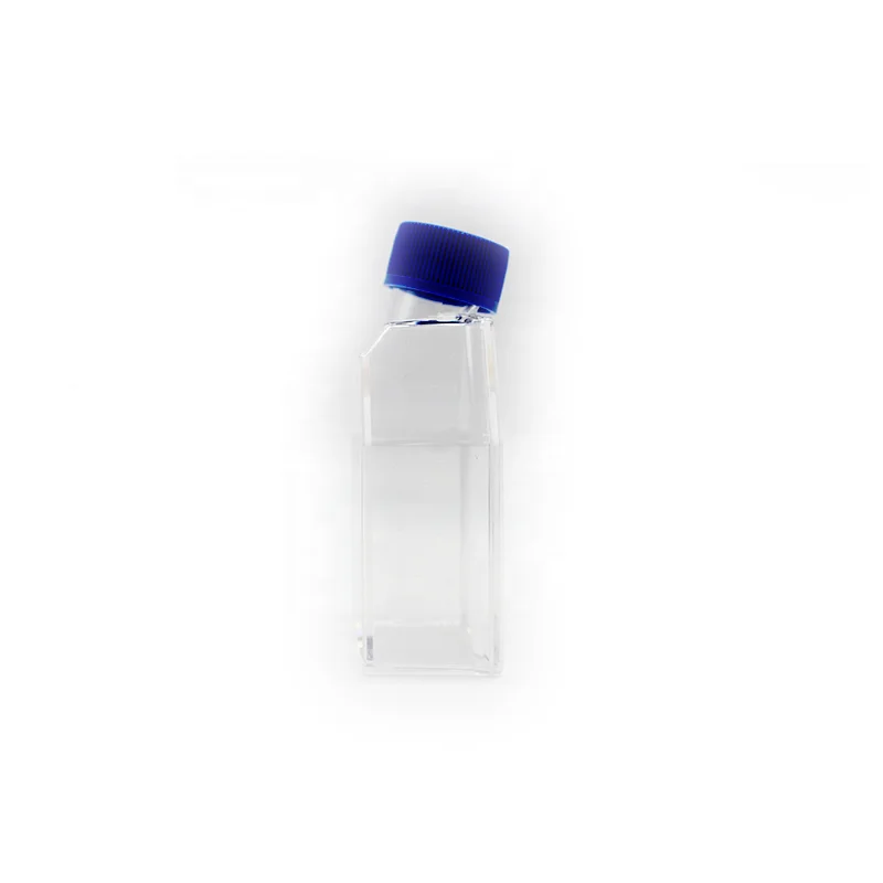 Sterile Cell Culture Flasks 25cm 75cm 175cm2 Plastic Laboratory Bottle With Filter Cap