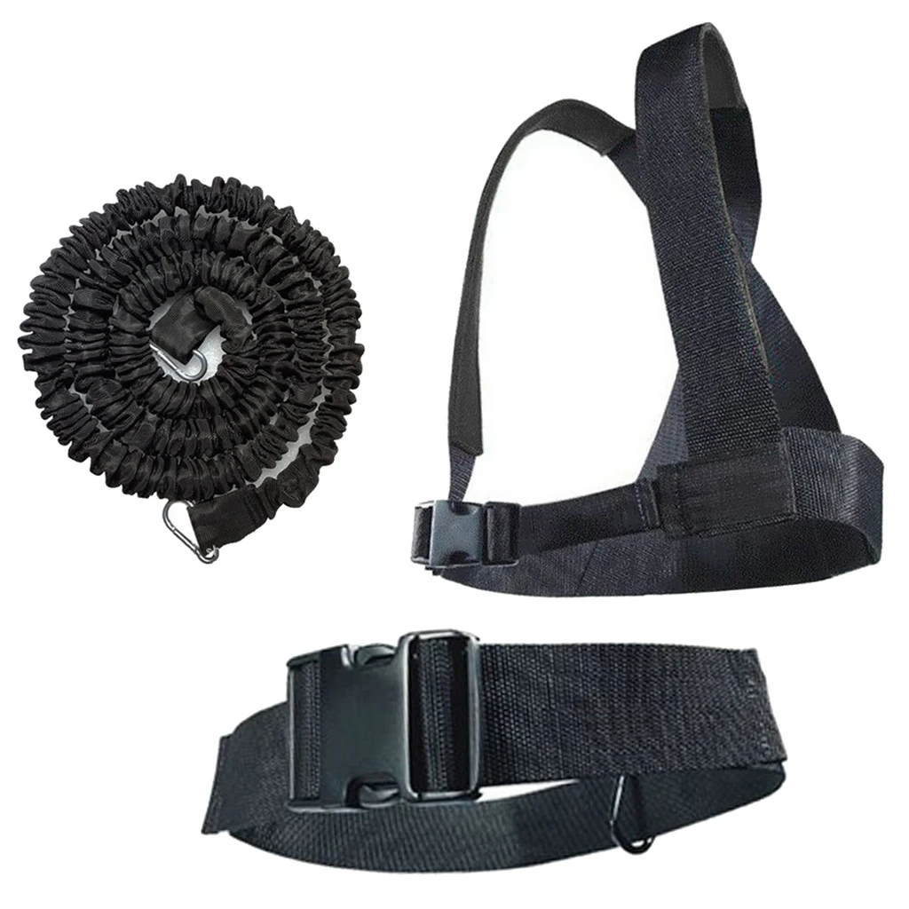 Fitness Exercise Weight Speed Resistance Sled Harness Pull Strap Belt Football