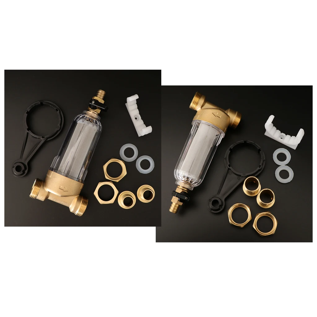 Reusable Spin Down Sediment Filter  Alternative Descaler Softener Hot Water System Protector