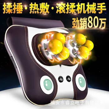 

Infrared Heating Neck Shoulder Back Body Electric Massage Pillow Shiatsu Massager Device Cervical Massager Healthy Massageador