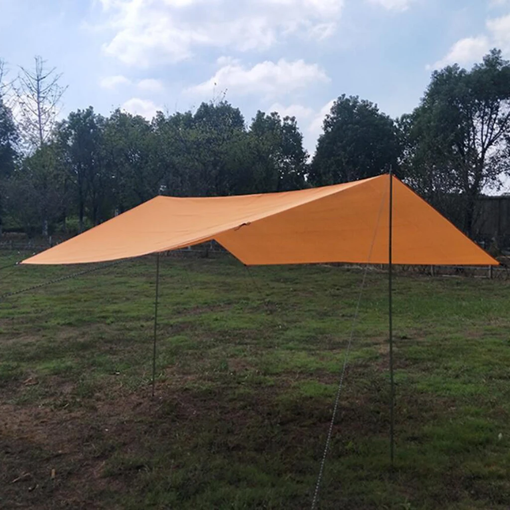 Hammock Tarp- 10x9.7ft Rain Fly for Extreme Waterproof Protection Large Canopy Portable Shelter for Camping Hammock Or Tent