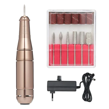 

Electric Nail Drill Set Portable Nail Nursing Set Handpiece Manicure & Pedicure Machine Set with Nail Drill Bits Sand Bands