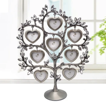 

Tanabata Valentine's Day Gift Creative Diamond Metal Photo Frame Personality Tree Photo Frame Home Decoration