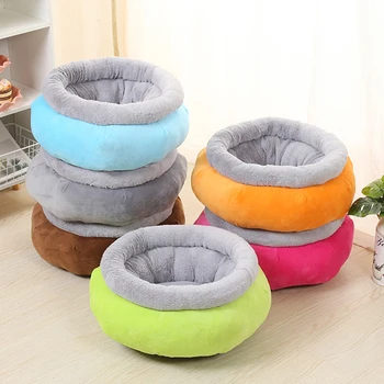 

Cat Dog Bed House Winter Warm Kennel Non-slip Bottom Soft Puppy Cushion Pet Sleeping Bag Portable Sofa Bed for Dogs Cat Supplies