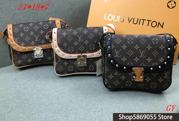 

Luxury Louis Vuitton LV- Leather Handbags Women Bags Designer Brand Women's Shoulder Bags Large Capacity Ladies Hand Bags L225