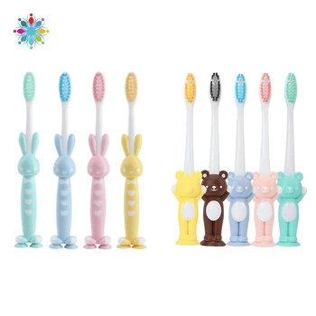 

Cute Bear Rabbit Soft Bristle Toothbrush Children Toothbrush Oral Care Teethbrush (Random Color)