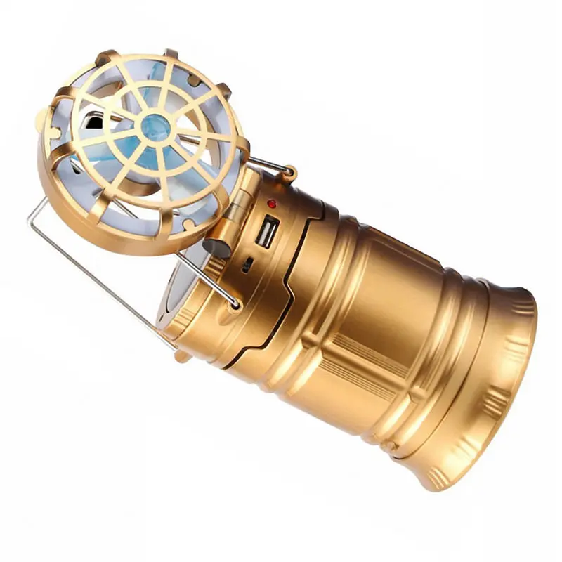 ABFU-LED Солнечный Открытый Кемпинг Рыбалка Палатка лампа портативный светильник фонарь с вентилятором