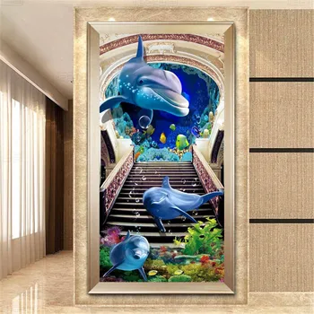 

5D Diamond Paintings Dolphin DIY Full Round New Arrival Diamond Embroidery Mosaic Kits Art Home Decoration for Christmas