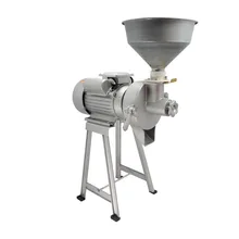 

Commercial Grain Soybean Milk Peanut Machine Wet Pulp Mill Maker Peanut Butter Corn Grinding Machine