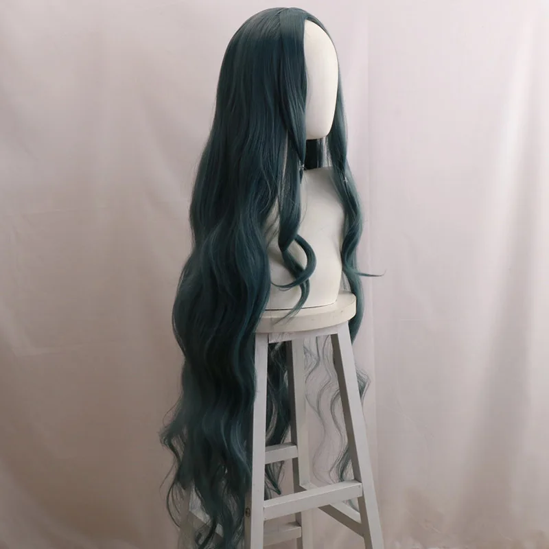 Game Danganronpa Shirogane Tsumugi Wig Danganronpa V3 Killing Harmony Cosplay Wig Slightly Crimped 120cm long (9)