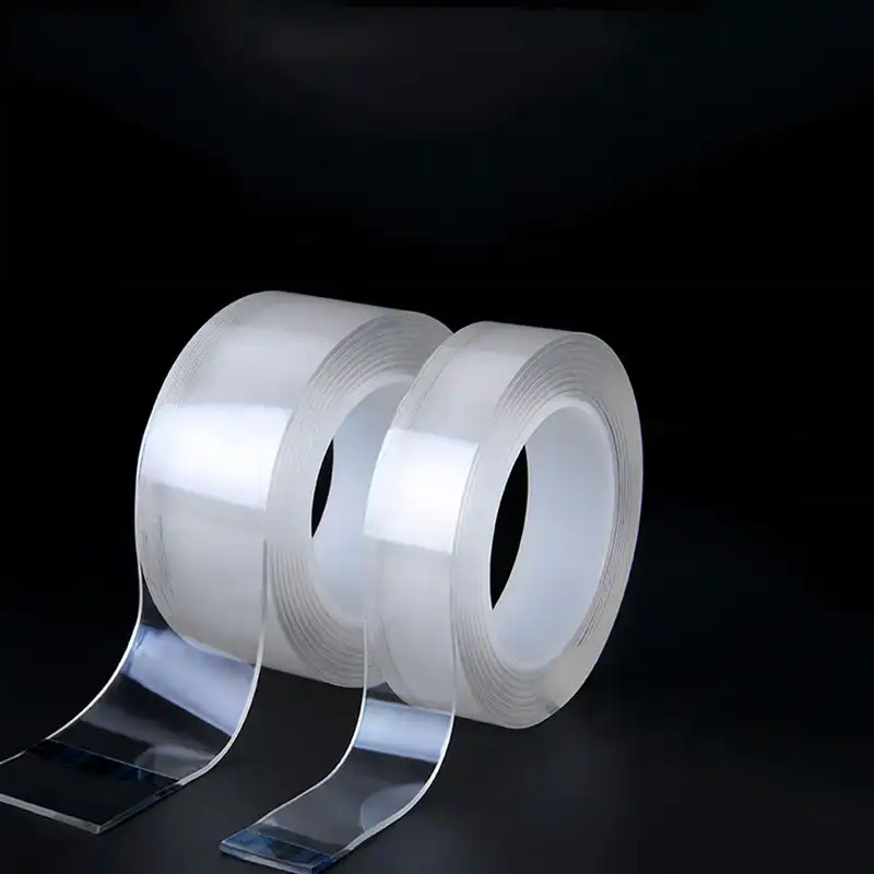 Моющиеся Многоразовые прозрачный двусторонний скотч супер сильная адгезия бытовые настенные вешалки клей 5 м нано Волшебные Ленты