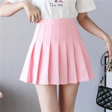 Sweet A Line Mini Pleated Skirt for Women Preppy Style Candy Color Cute Tulle Skirt Kawaii Short Skirt Four Season Sports Wear