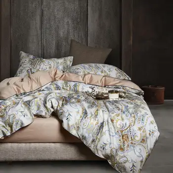 

36 Luxury Egyptian Cotton Bedding Set Queen King size 3d Flamingo Leaf Duvet Cover Bed sheet set Fitted sheet