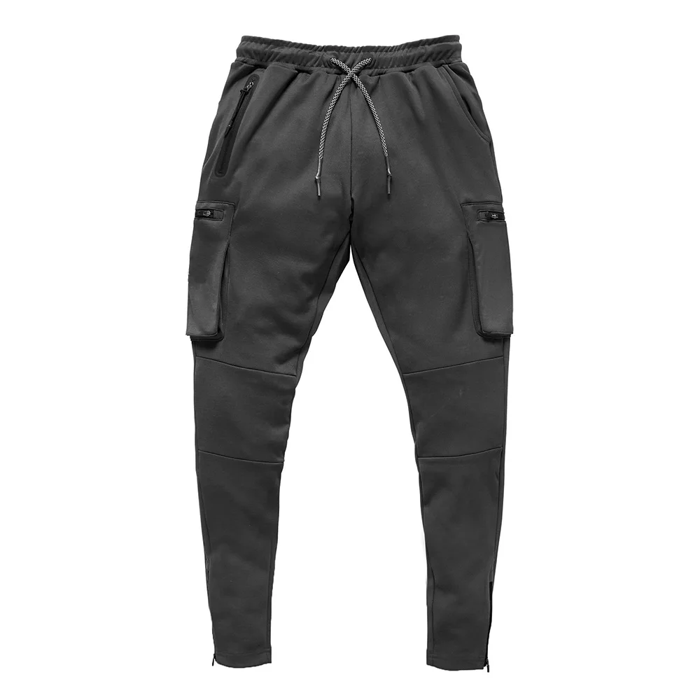 Jogging Men's 2021 Street Pants Multi-Zipper Pocket Muscle Men's Pants Sports Pants Sportswear Men's Cotton Casual Pants best joggers for men