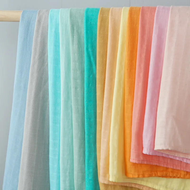 60*60cm 70%Bamboo 30%Cotton Baby Blanket Muslin Swaddle Blanket For Newborns Wrap Burp Cloths Towel Baby Bib Children’s Good 3