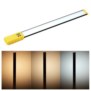 

Lightweight Handheld LED Light with USB Charging Cable Carry Bag Tube Photography Fill-in Light Lamp 3000K-5700K Dimmable CRI95