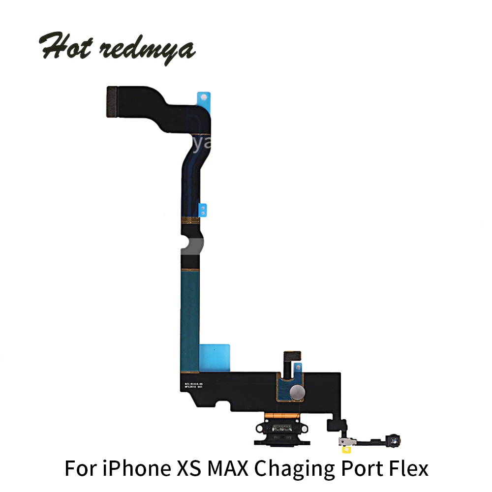 charging Port Dock USB Connector For iPhone XS MAX Charger Flex Headphone Audio Jack Microphone Flex cable Replacement Parts