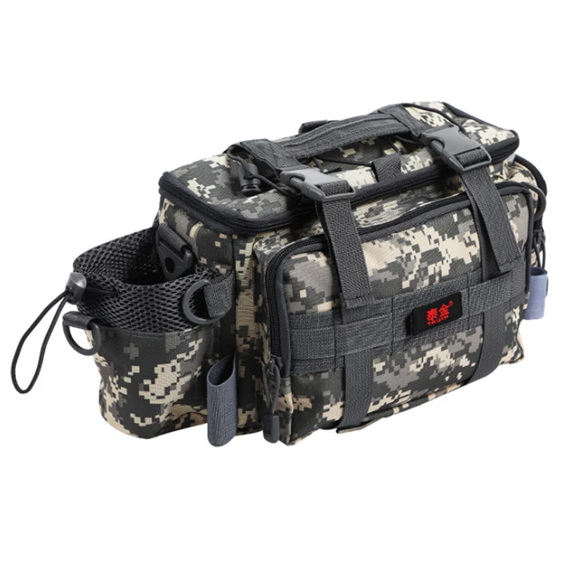 

Waterproof fishing bag large capacity multifunctional bait fishing tackle storage bag outdoor camping fishing shoulder bag