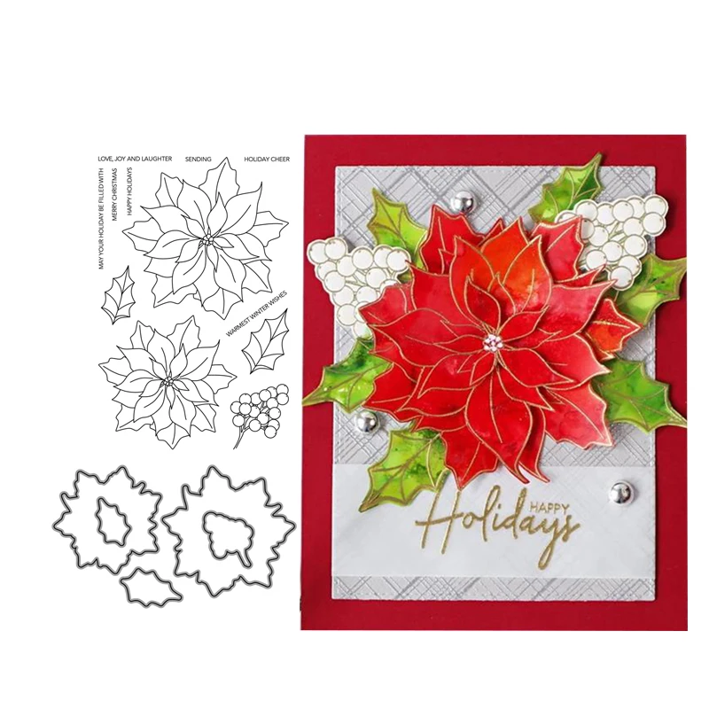 Металлические режущие штампы CH Big Flower 3D DIY для скрапбукинга из карбона резкое