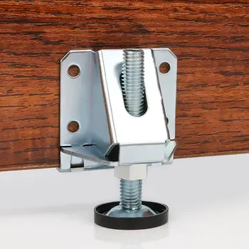 

Heavy Duty Adjustable Furniture Leg Levelers Small Foot Ideal for Tables Shelvin 7.5x5.4cm