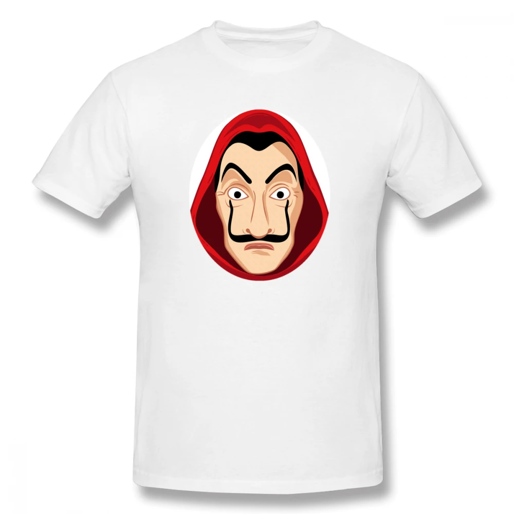 

Summer Men's Basic Short Sleeve T-Shirt Casual Cotton La Casa De Papel Imprimir Paper Craft printing t shirt men tee shirt