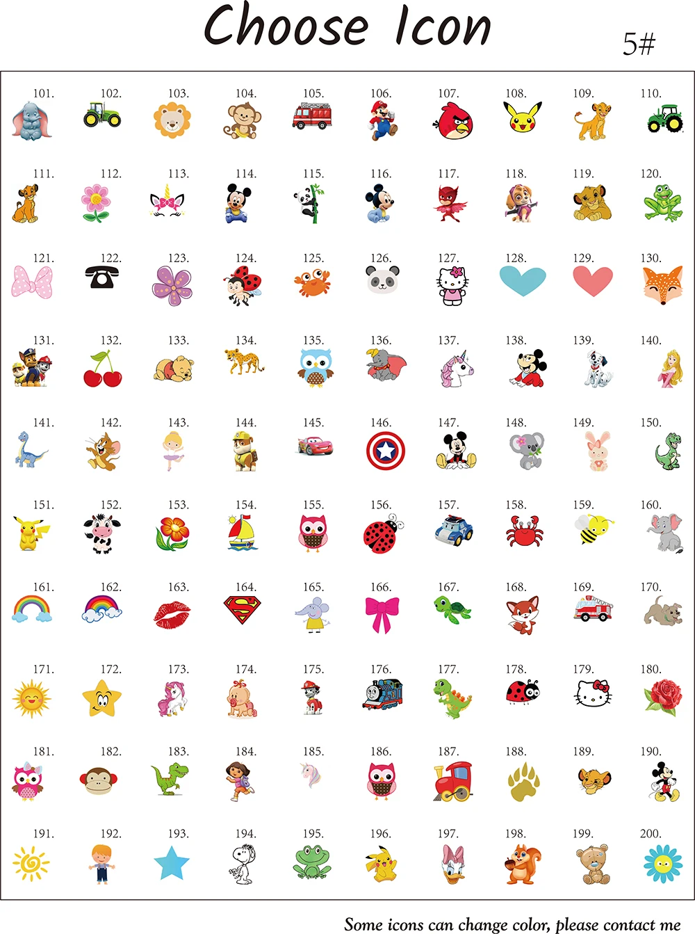 160pcs Ironing Labels Cartoon Children Clothing Personalized Name Tags Iron On