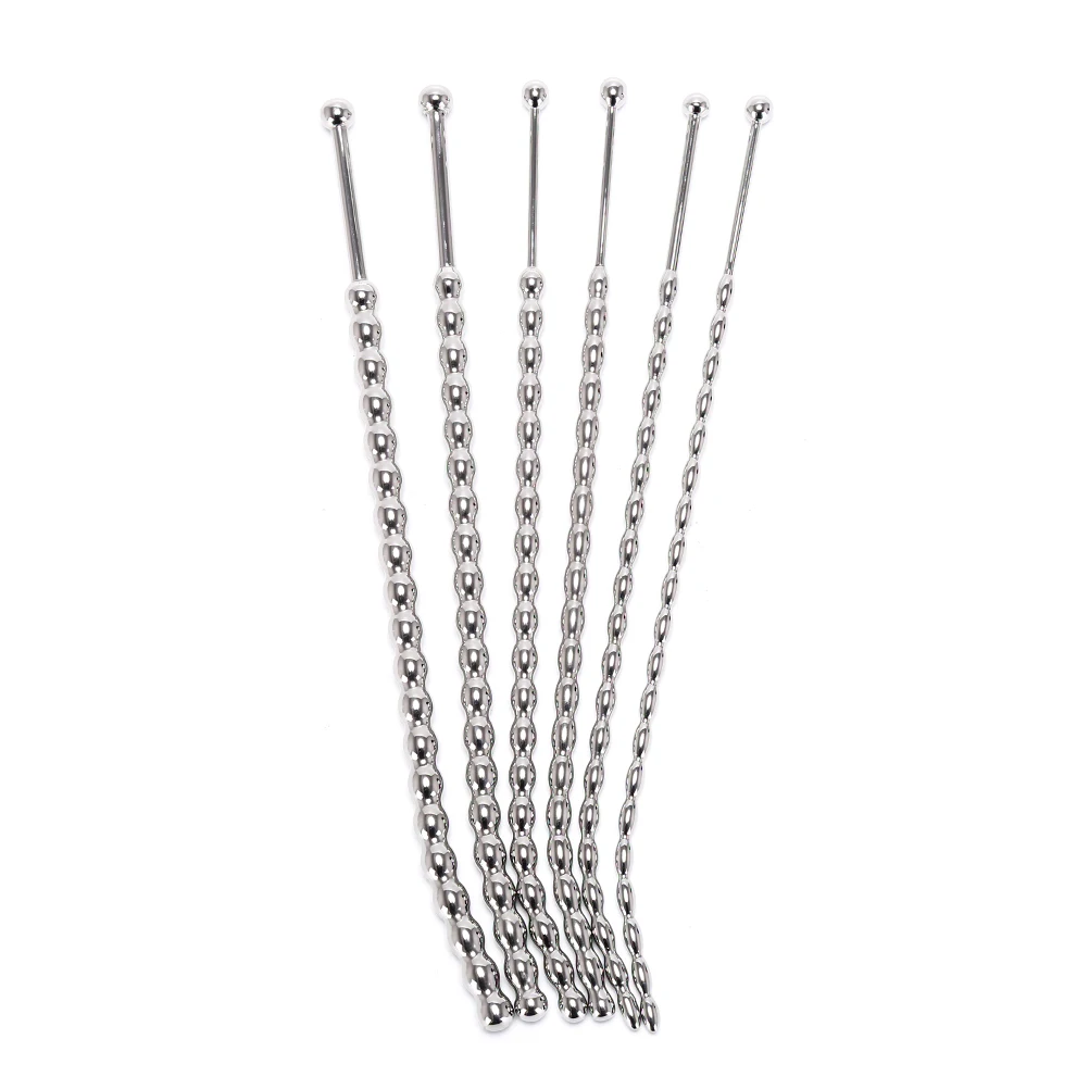 New Stainless Steel Urethral Sound 5/6/7/8/9/10mm Urethral Dilators Sex Toys for Men Penis Plug Sound Toys -15