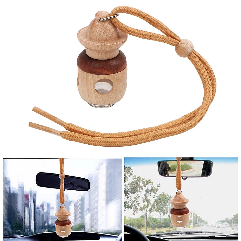 Car Interior Decoration Pendent Glass Bottle Diffuser For Perfume Air Freshener Oil Rear View Mirror Kit Truck 4x4 Accessories | Автомобили