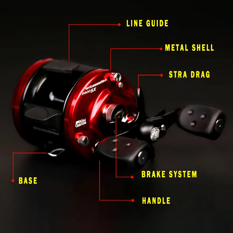 Abu Garcia Amb-Sx Ambassadeur 3+1Bb 5.3:1 Baitcasting Fishing Reel Lig –  Bargain Bait Box