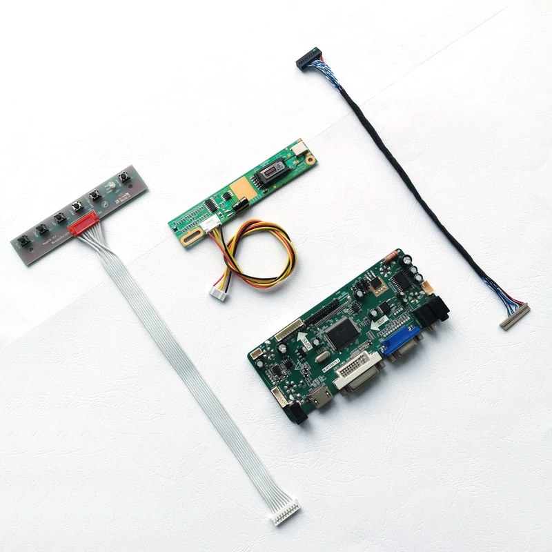 Для LTN133AT07 LTN133AT08 ЖК-панель LVDS 20-Pin 13 3 &quot1CCFL инвертор VGA DVI 1280*800 M.NT68676 контроллер