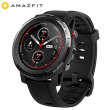 [Предпродажа] глобальная версия Huami AMAZFIT Stratos 3 gps 5ATM водонепроницаемые смарт-спортивные часы 512 МБ/4 ГБ Смарт-часы для Android iOS