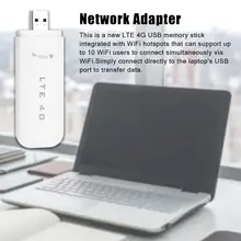 Clé USB Portable 4G débloquée, Modem LTE, fente pour carte SIM