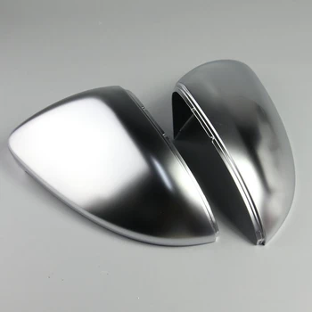 

1 Pair of Matte Chrome Rearview Mirror Protection Cover Shell Car Mirror Cover