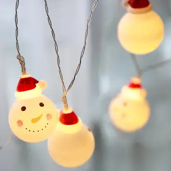 

Christmas Snowman Stars Lantern String Light LED Lamp Party Prop Xmas Tree Decor Christmas Tree Holiday Party Decoration