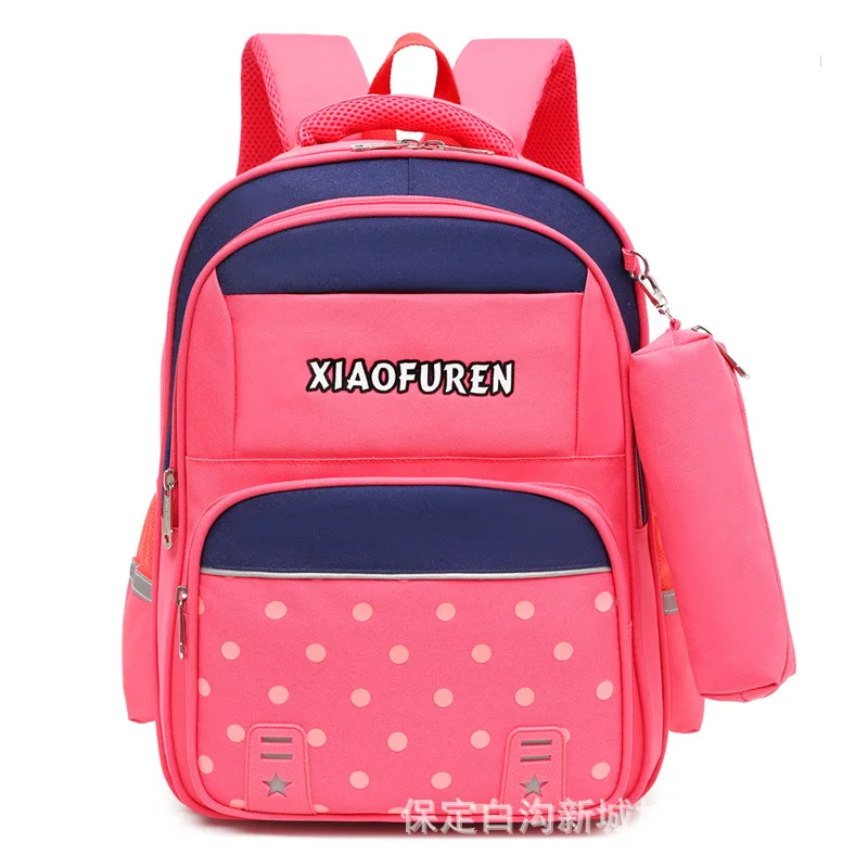 

Ming Qi New Style 1-3-6 Grade Burden Relieving Seismic Primary School STUDENT'S School Bag Children GIRL'S And BOY'S Spine-Backp