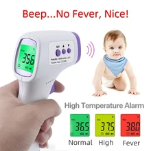 Non Contact Infrared Thermometer For Baby Mute Frontal Forehead Thermometer Laser Digital Thermometers For Fever Body Termometer